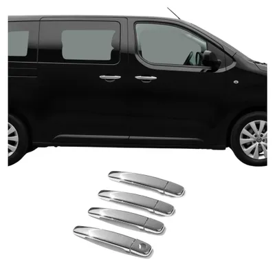 Produktbild von Türgriff Blende Türgriffkappen für Citroen Berlingo 2018-2025 4-Tür Edelstahl 8x, KI-generiertes Bild