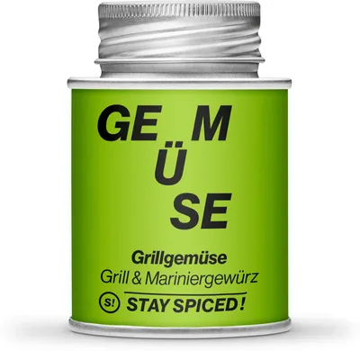 Produktbild von Grillgemüse - Grill & Mariniergewürz 170ml Schraubdose