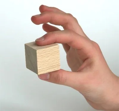 Produktbild von Würfel Buche natur vollkantig 30mm