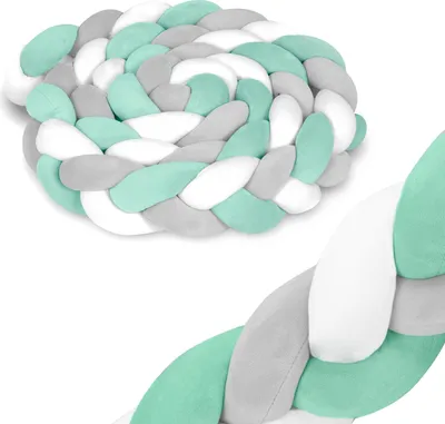 Produktbild von Ricokids 3m Babybettbezug - mintgrau