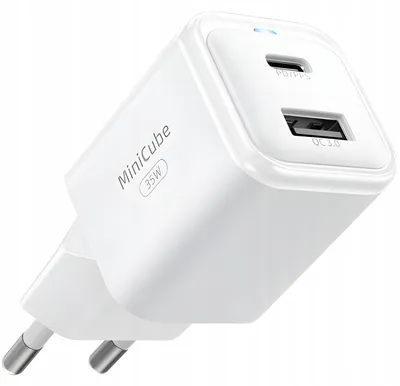 Obrázok produktu pre Innostyle Rýchla Nabíjačka Cube USB-C 35W Usb Typ C GaN II Pro Samsung LED