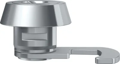 Immagine prodotto di Basi  9000-1358 Serratura a leva argento