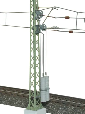 Image de Viessmann 4164 H0 Attelage de roue avec mât de haubanage