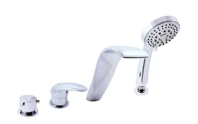 Produktbild von Wasserfall Badewannenmischer in Chrom oder Gold 4-Loch RAV SLEZAK