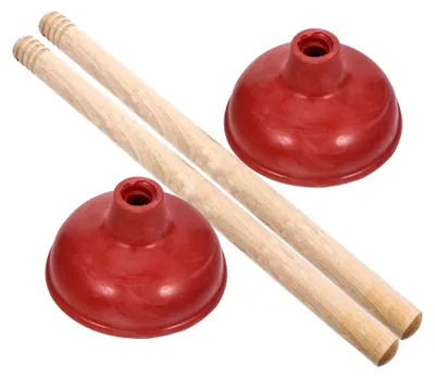 Produktbild von 2 Stück Toilettenpömpel aus Gummi für die Rohrreinigung