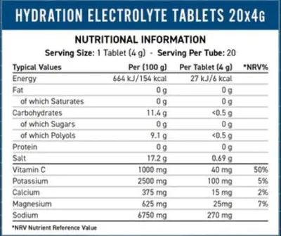 Productafbeelding van Applied Nutrition | Bruistabletten met elektrolyten, sinaarssmaak