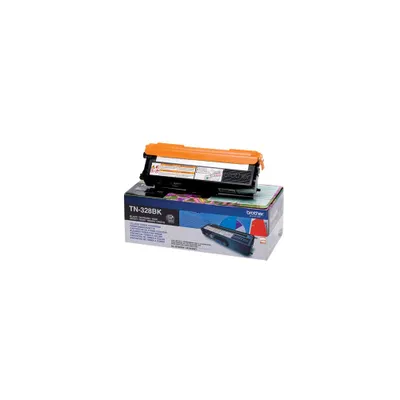 Produktbild von Original Brother TN-328 BK Toner schwarz, 6.000 Seiten, 1,55 Cent pro Seite - ersetzt Brother TN328BK Tonerkartusche
