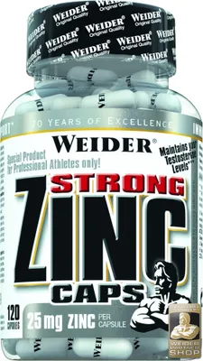 Produktbild von Weider Strong Zinc Caps 120 Zink Kapseln Dose
