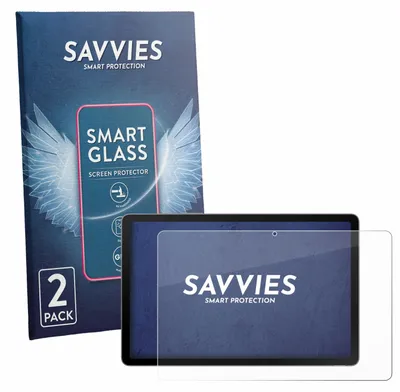 Produktbild von 2x Savvies Schutzglas Folie für Samsung Galaxy Tab S10 Lite 9H Panzer Schutzfolie Glas Displayschutz klar transparent