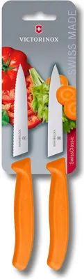 Produktbild von Victorinox Classic Officemes glad/kartel 10cm 2st - oranje