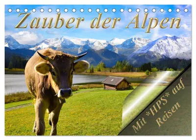 Produktbild von Zauber der Alpen (Tischkalender 2027 DIN A5 quer), CALVENDO Monatskalender
