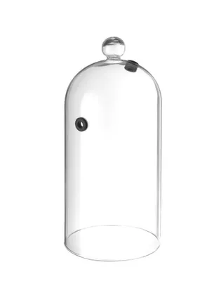 Produktbild von HENDI Glasglosche mit Lüftungsöffnung Servier ø260x(h)174 borosilicaat