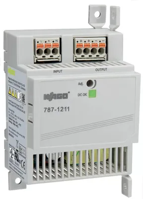 Obrázek produktu pro Wago 787-1211, Šedá, -25 - 70 °C, -40 - 85 °C, 72 mm, 56 mm, 90 mm
