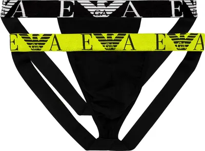 Produktbild von 2er Pack EMPORIO ARMANI Herren Jockstraps Stretch Baumwolle