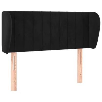 Immagine prodotto di vidaXL Testiera con orecchie Nero 103x23x78/88 cm Velluto