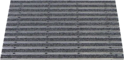 Produktbild von Emco Eingangsmatte DIPLOMAT 12mm, Rips Hellgrau,Größe:100x80cm