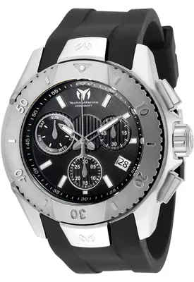 Immagine prodotto di TechnoMarine UF6 TM-620001 Orologio da Uomo - Movimento al Quarzo - Acciaio Inossidabile con Quadrante Nero - 48 mm