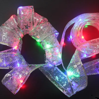 Image de 5 ou 10 m?tres de lumi?re de f?e ruban LED rayons arbre de No?l lumi?re pour jardins et terrasses