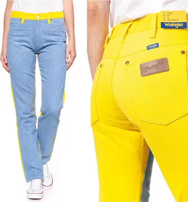 Produktbild von WRANGLER, Damen Jeanshose, Straight fit, 11MWZ, W26 L32, Gelb, Jeans, baggyjeans, buggy