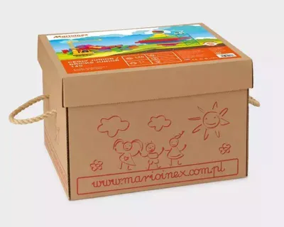 Produktbild von Marioinex Bausteine - Junior Bricks 140 Stück buntes Spielzeug