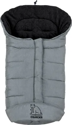 Image de Heitmann Felle Winterfußsack, Serie "Eisbärchen" Farbe: Schwarz/Hellgrau 7965SG