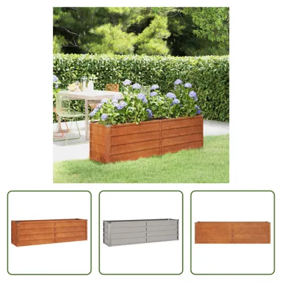 Obrázek produktu pro The Living Store Zvýšená postel Rostig 160x40x45 cm ocel Corten