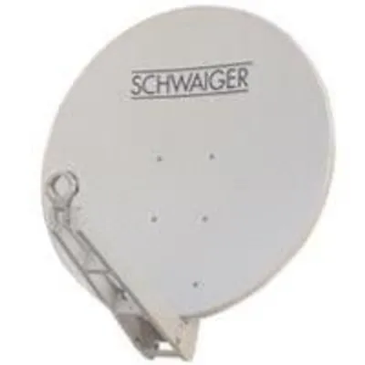 Image de Schwaiger Sat-Schüssel 85cm Alu Premium vormontiert Hellg