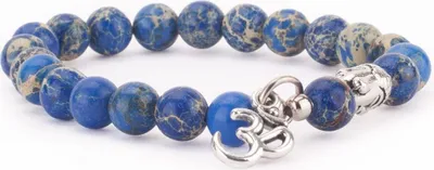 Produktbild von Mala Armband mit blauem Jaspis, Modeschmuck