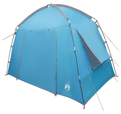 Image de Tente cabane vidaXL avec toit, bleue, 210 x 210 x 138 cm, polyester