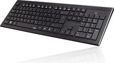 Immagine prodotto di HAMA Funk-Tastatur-/Maus-Set Cortino 8mReichw. 105Tasten schwarz FUNKTASTATUR-/MAUS-SET 182664