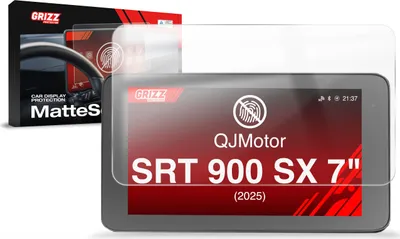 Produktbild von Matte Autodisplayfolie für QJMotor SRT 900 SX 7" (2025), Grizz Protector