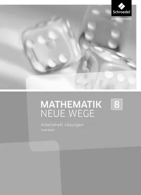 Produktbild von Mathematik Neue Wege SI 8. Lösungen zum Arbeitsheft. Saarland