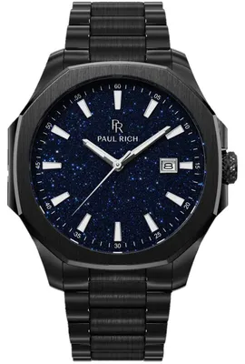 Obrázok produktu pre Pánske hodinky Paul Rich PR-46700 Mercer Aventurine Black Blue 40,5 mm 5ATM