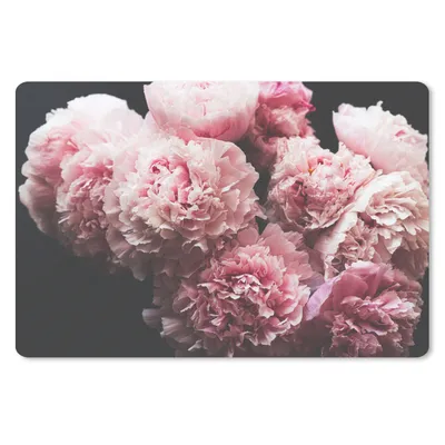 Produktbild von MuchoWow® Schreibtischunterlage Blumenstrauß aus rosa Pfingstrosen 60x40 cm - XXL Mauspad - Großes Mauspad