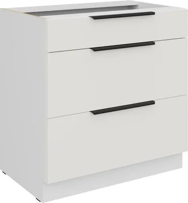 Produktbild von Unterschrank LUNARA – Breite 80 cm, weiß
