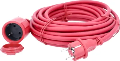 Zdjęcie produktu dla as-Schwabe 60210 as-Schwabe Verlängerungskabel 10,0 m rot