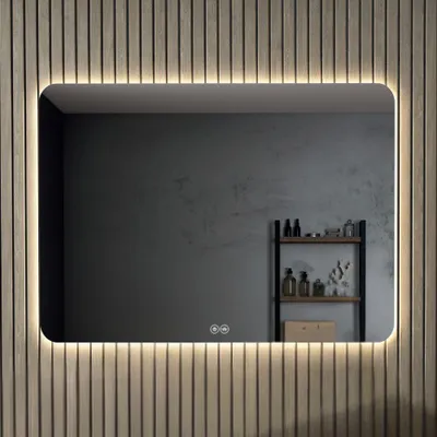 Immagine prodotto di Specchio bagno retroilluminato LED anti appannamento Dacca 120x80