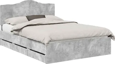 Immagine prodotto di Struttura del letto con cassetto Grigio Cemento 150 x 200 cm