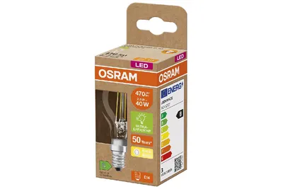Produktbild von Osram AC45267, 2,5 W, 40 W, E14, 470 lm, 50000 h, Warmweiß