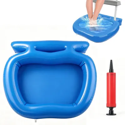 Produktbild von Solidchoice – Aufblasbares Fußbad für den Pool mit Luftpumpe