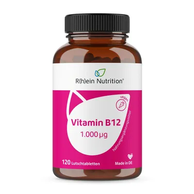 Immagine prodotto di Vitamina B12 Activ 1000 μg ad alto dosaggio+capsule vegane. 120 Cap