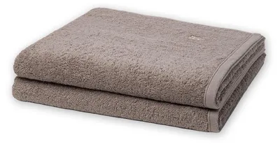 Produktbild von Ross Vita 2 X Saunatuch im Set Weiches Material mit hohem Flächengewicht, Modische Farben für frische Akzente, Elegante Bordüre und Logo-Stickerei