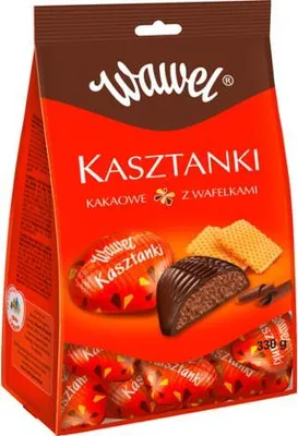 Produktbild von Wawel "Kasztanki" Konfekt mit Cremefüllung 330g