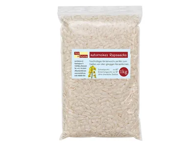 Produktbild von tea4chill Premium Rapswachs 1kg für Kerzenherstellung – 100% natürliches Wachs, nachhaltiges Naturwachs vegan zum selber Kerzengießen.
