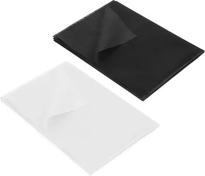 Produktbild von Interliningset - Strickbare Versteviging - 4 Meter Schwarz/Weiß