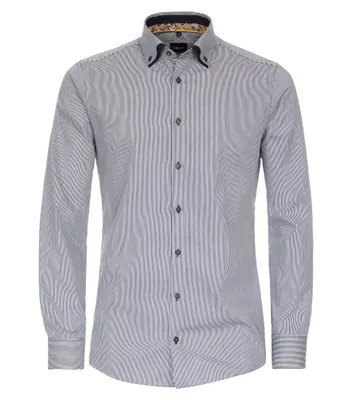 Produktbild von Venti - Modern Fit - Herren Langarm Business Hemd (144206500), Größe:40, Farbe:Blau (101)
