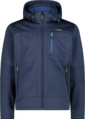 Produktbild von Cmp Man Jacket Zip Hood B.blue Mel.-Dusty Blue 48