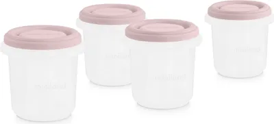 Image de Miniland Récipients de conservation des aliments, Terra, 4x200ml, rose