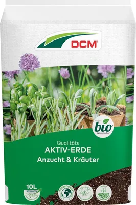 Produktbild von Cuxin DCM Aktiv-Erde Anzucht & Kräuter 10 l
