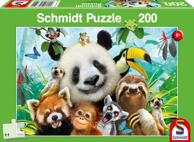 Image de Schmidt Spiele 56359 Puzzle Simplement animal  - 200 pièces